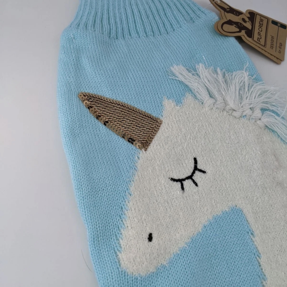 ⛔ SOLD⛔ Unicorn dog sweater Size M